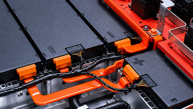 人禾定制銅排 新能源動力電池模組高頻互聯方案