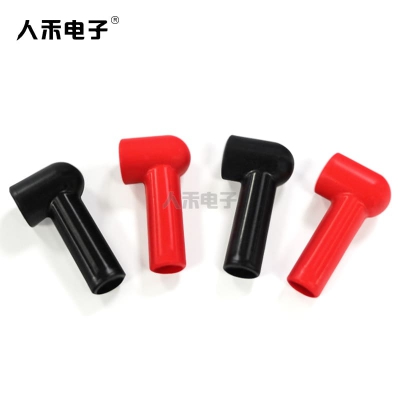 耐高溫硅膠套 蓄電池端子硅膠護套絕緣套管